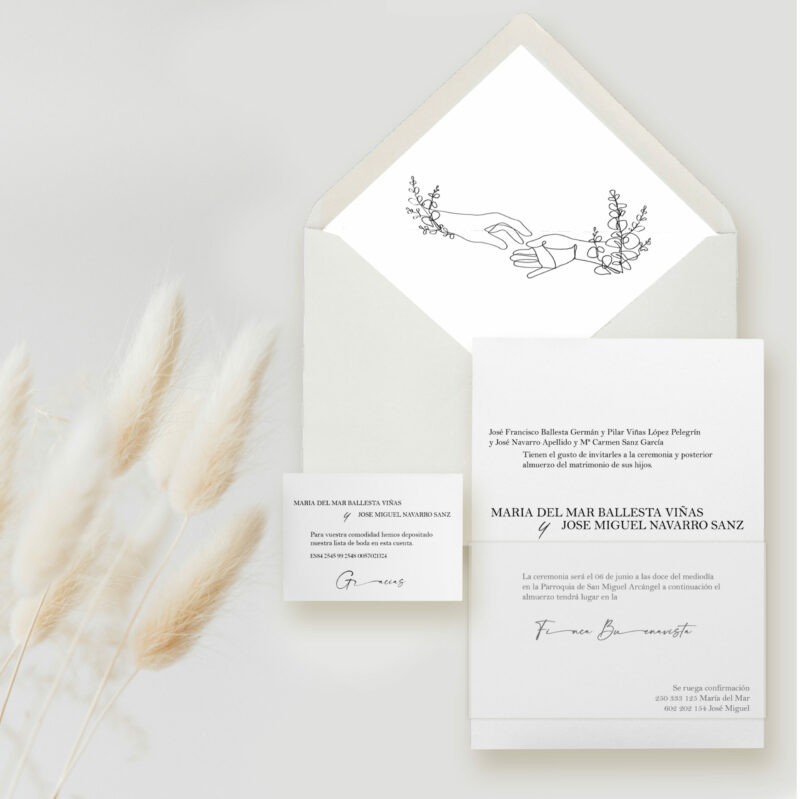 Invitación elegante Sutil