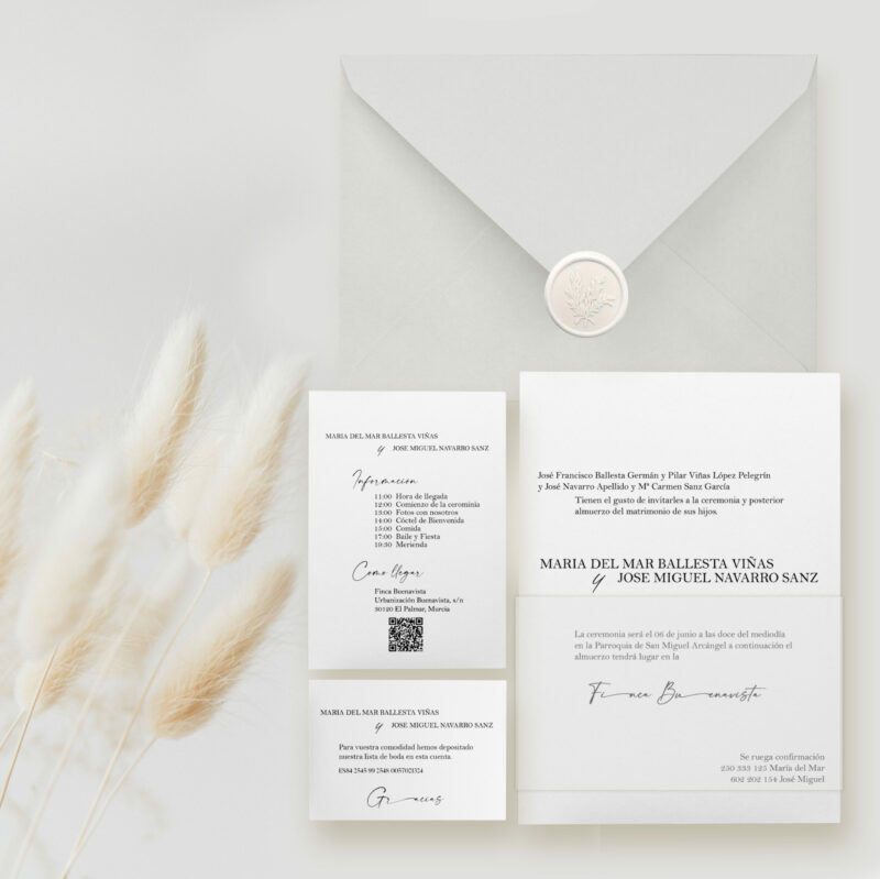 Invitación elegante Sutil
