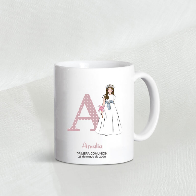 Taza personalizada de comunión