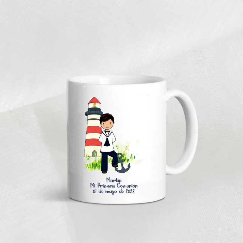 Taza comunión faro rojo