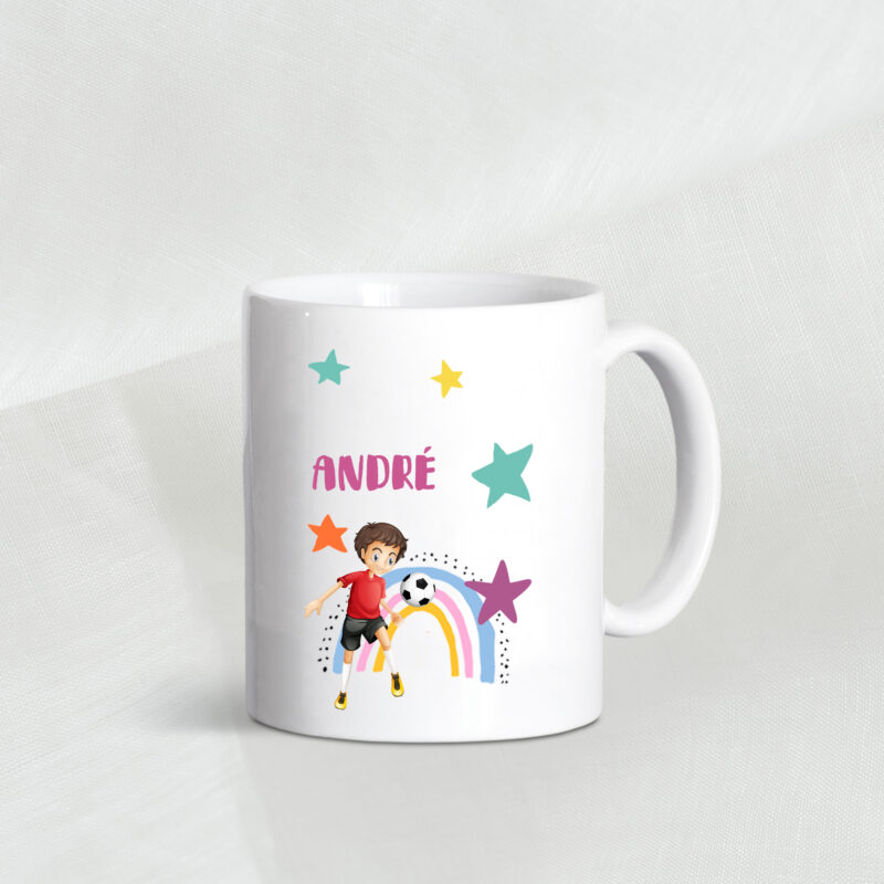 Taza personalizada fútbol