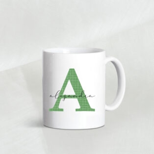 Taza inicial verde
