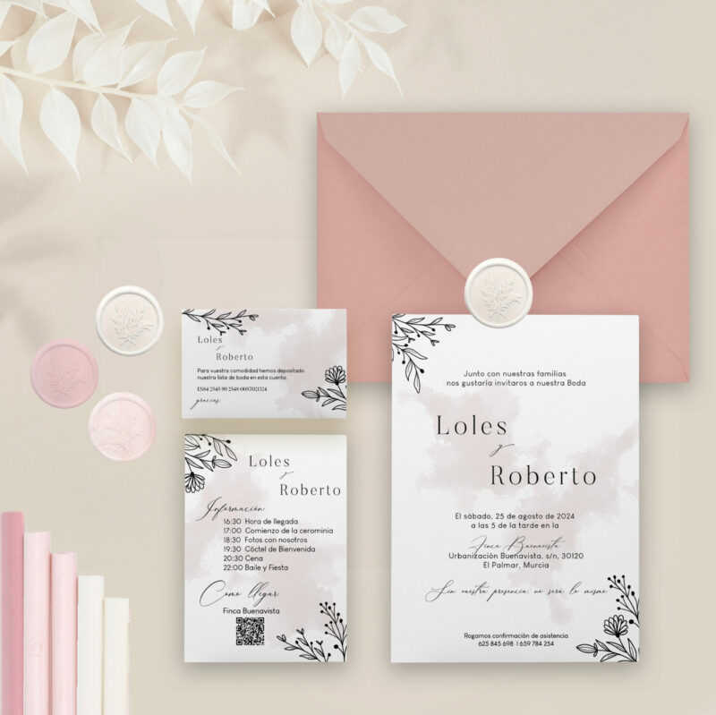 Invitación elegante Sutil