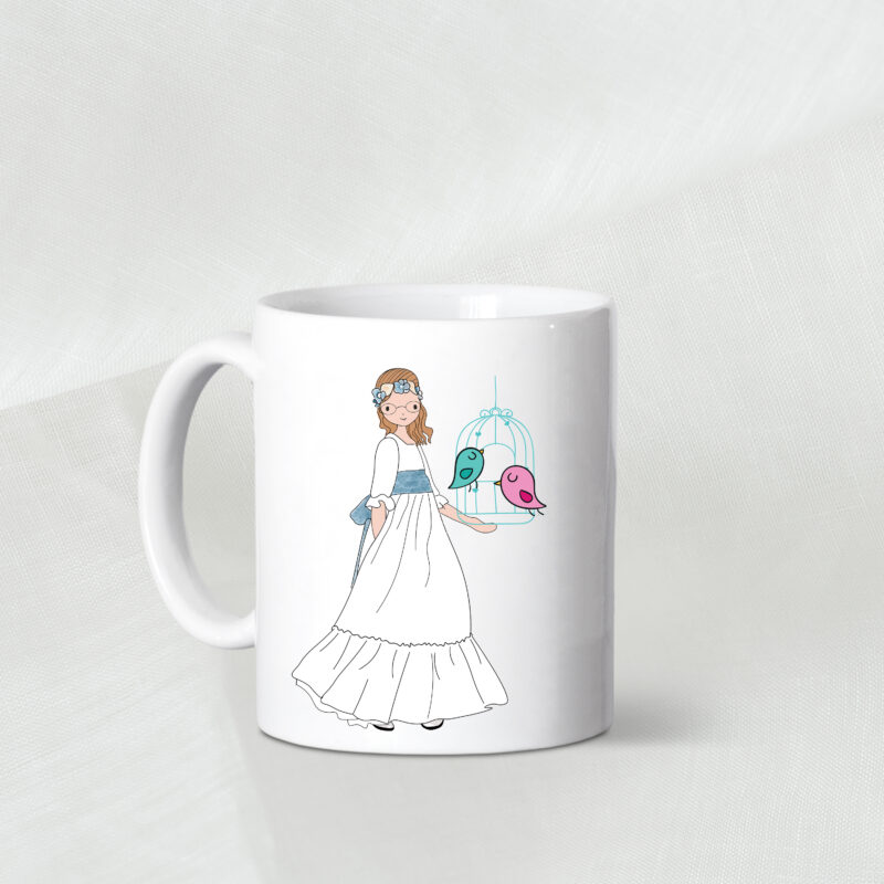 Taza comulgante niña personalizada - Imagen 3