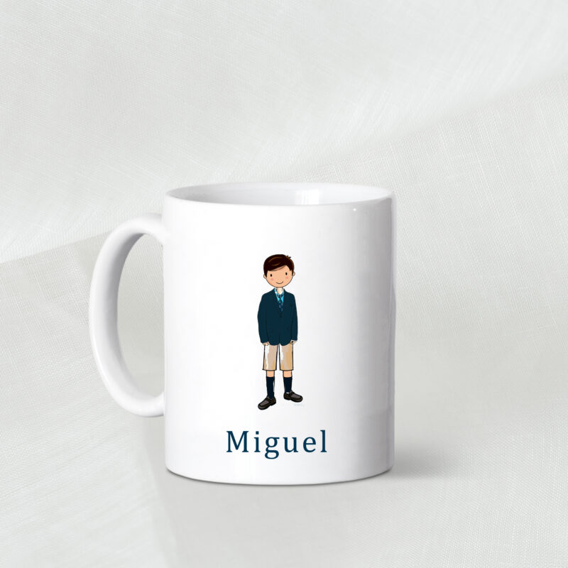 Taza personalizada para niño de comunión