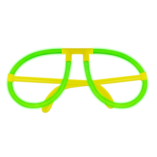 Gafas de neón luminosas aviador