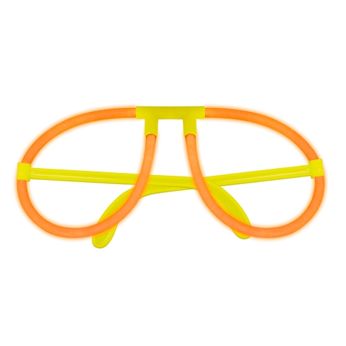 Gafas de neón luminosas aviador