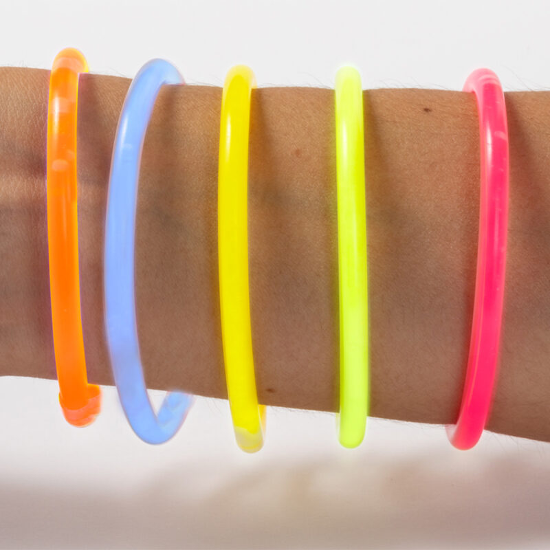 pulseras luminosas fluorescentes