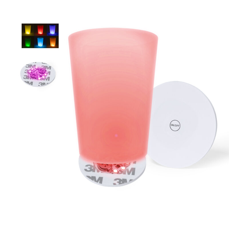Posavasos led