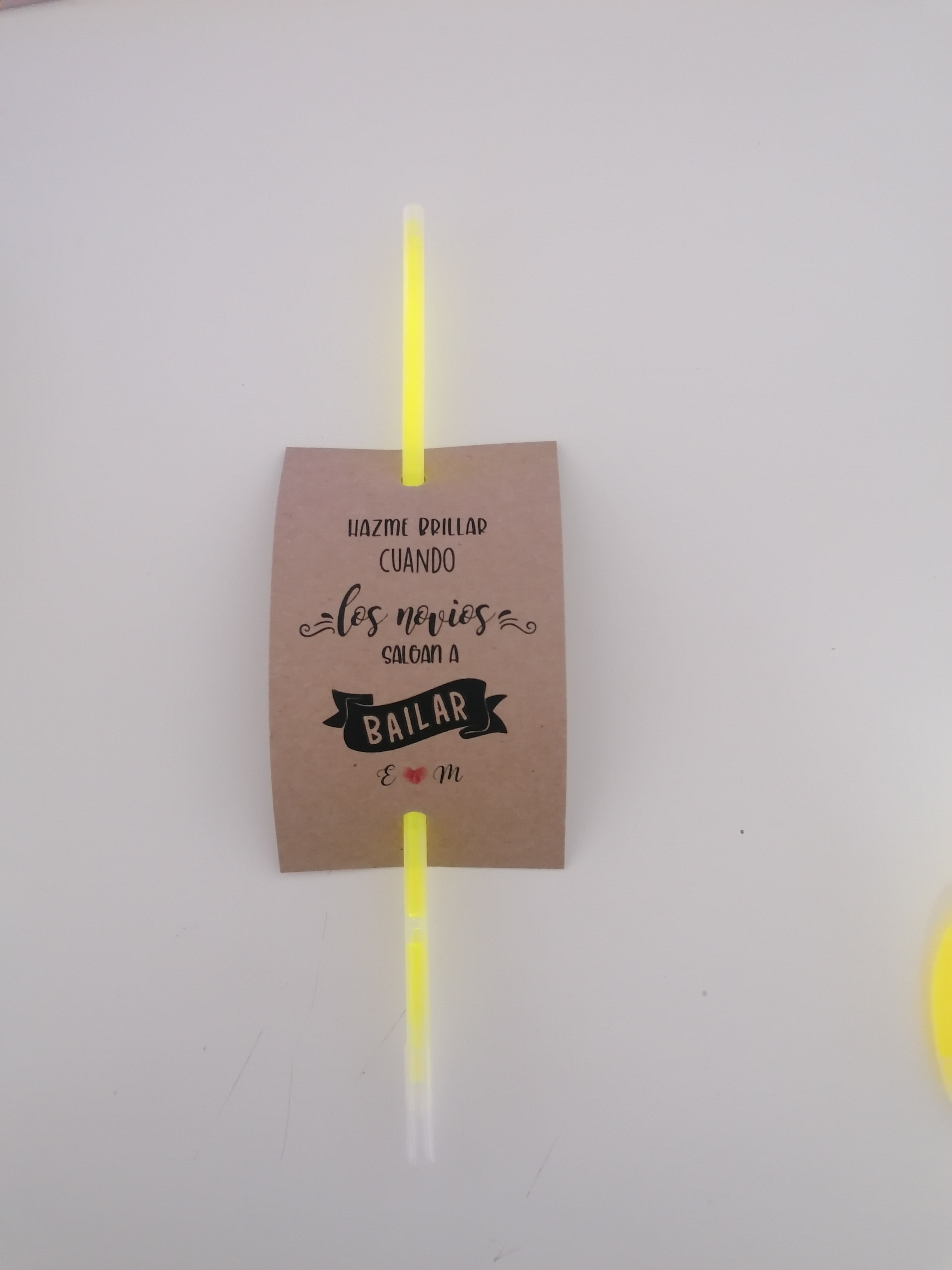 Pulseras Luminosas con Tarjeta Personalizada - Imagen 3