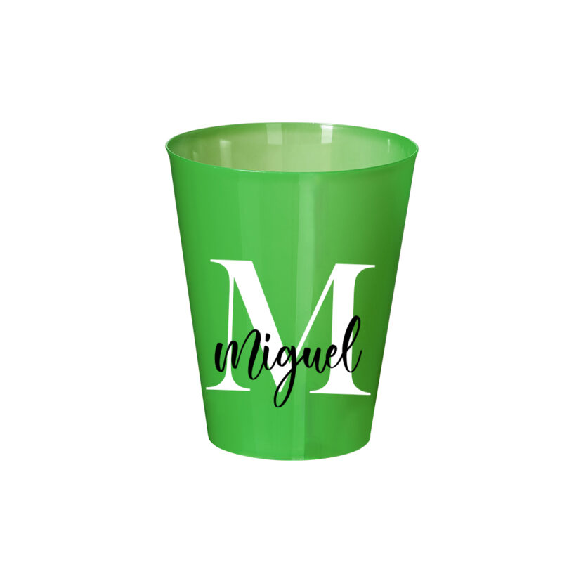 Vaso reutilizable con nombre - Imagen 2