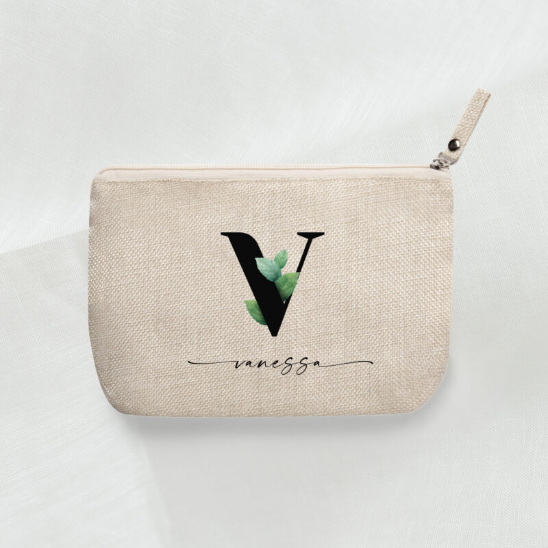 Neceser personalizado botánica verde
