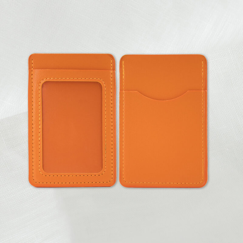 Tarjetero naranja boda