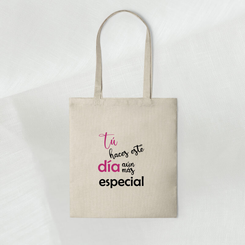 bolsa tela frase