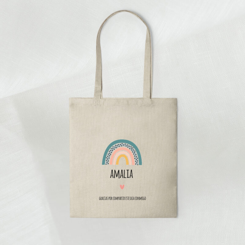 Bolsa detela con arco iris