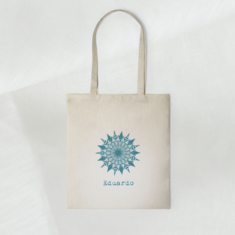 Bolsa Mandala azul