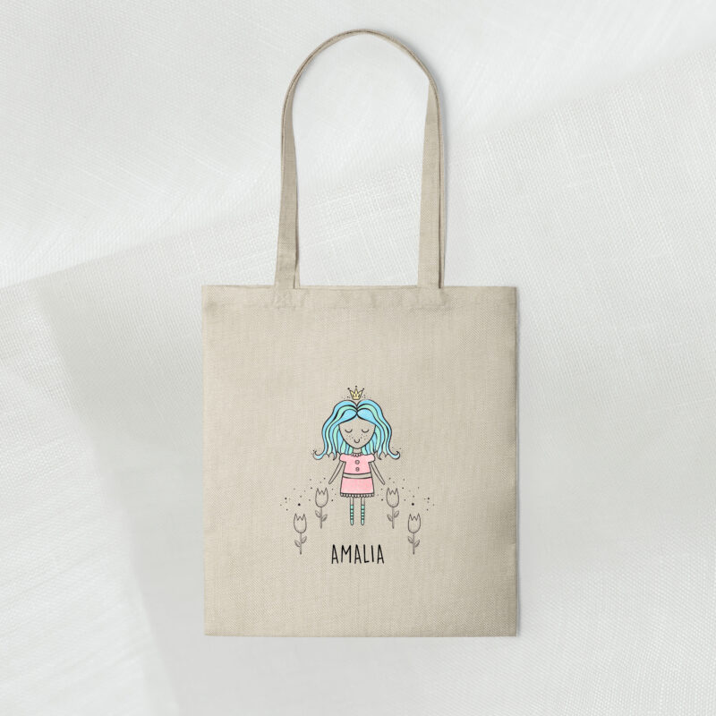 Bolsa con princesa