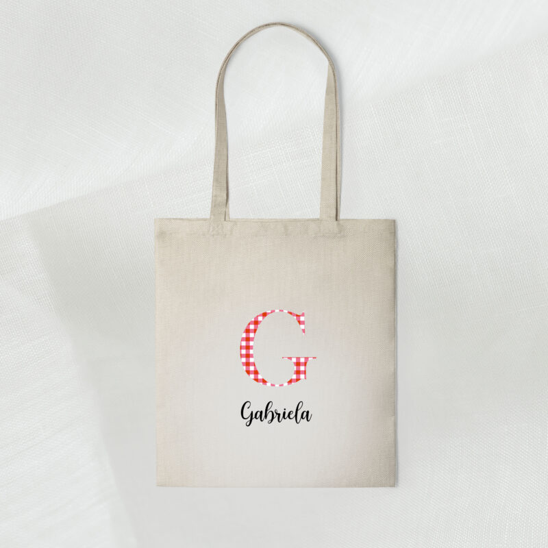 Tote bag vichy - Imagen 5