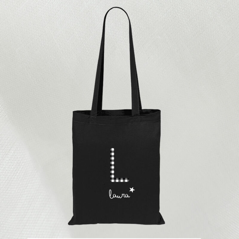 Bolsa personalizada inicial vichy