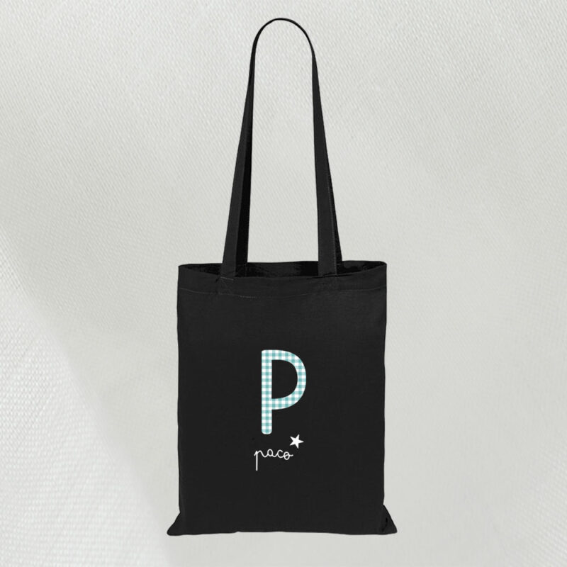 Bolsa personalizada inicial vichy