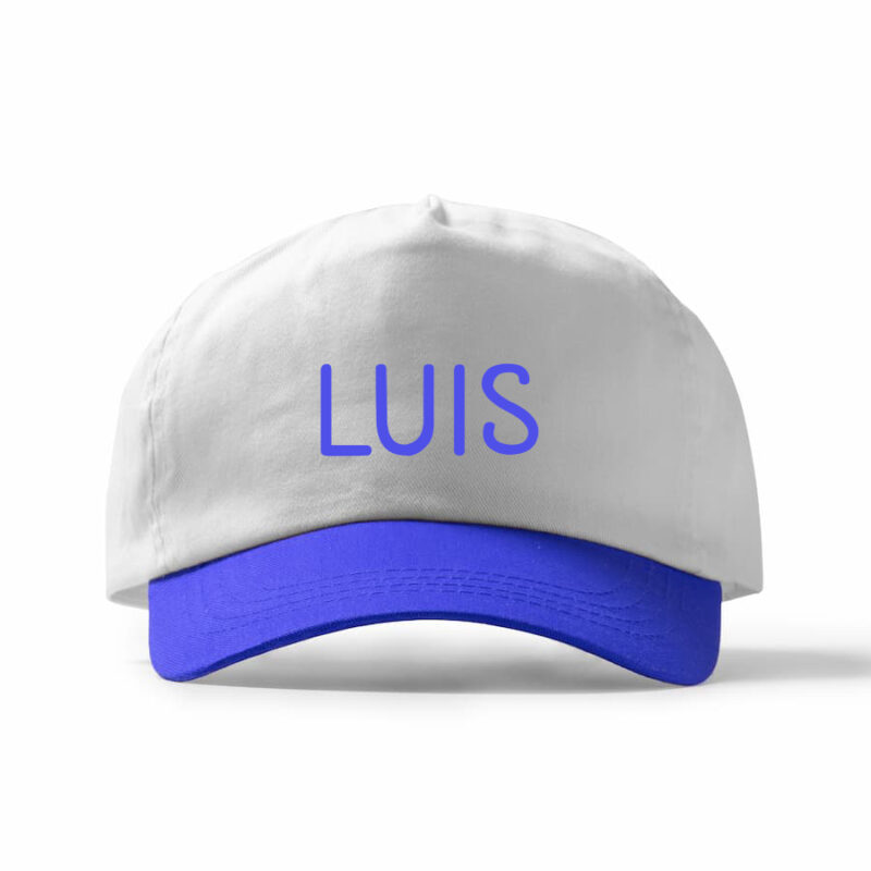 Gorra color con nombre - Imagen 5