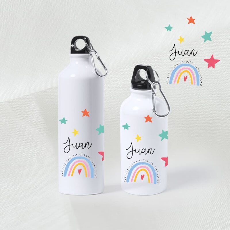 Botella arco iris con estrellas - Imagen 2