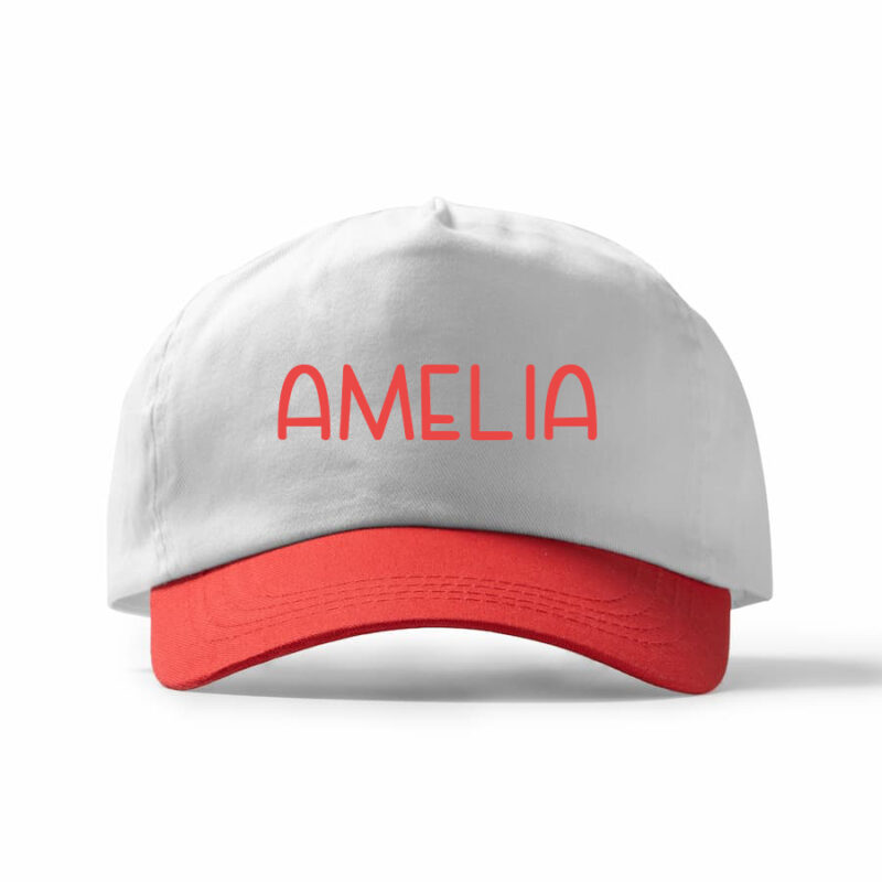Gorra color con nombre - Imagen 4