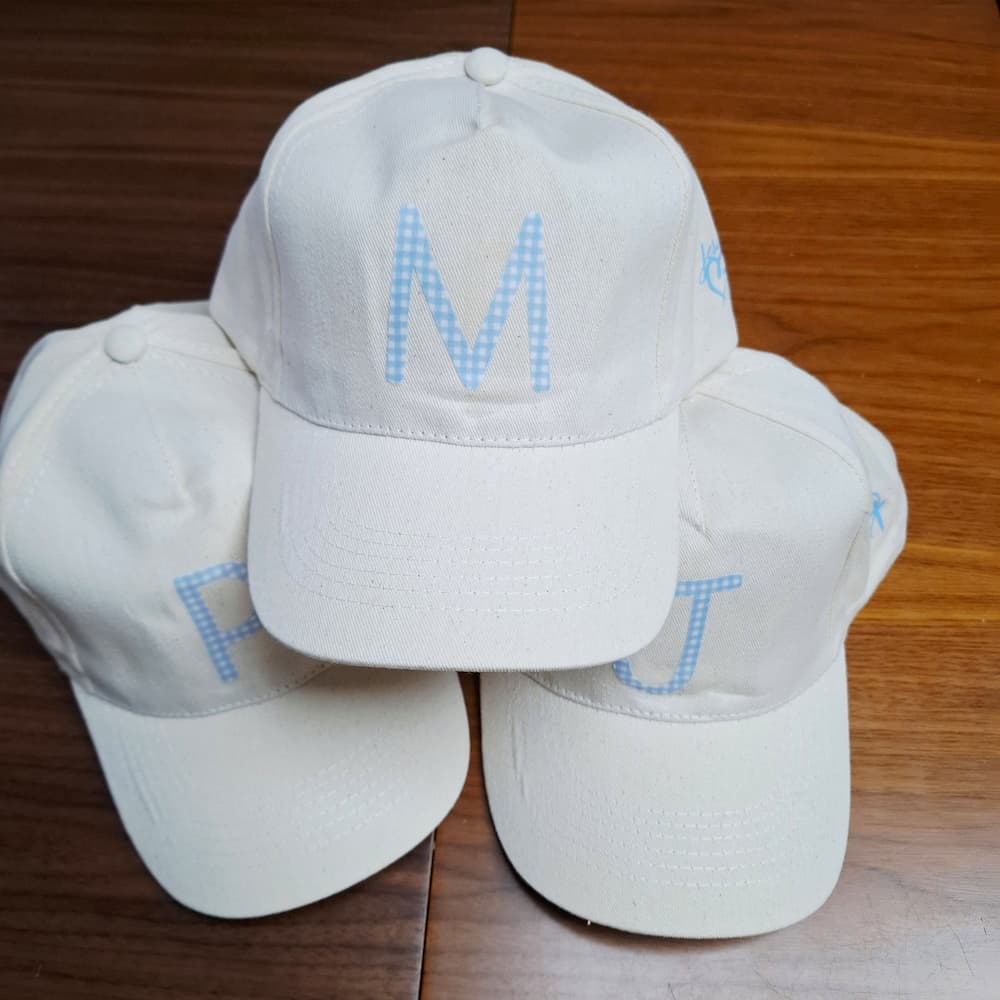 Gorra personalizada vichy algodón orgánico - Imagen 12
