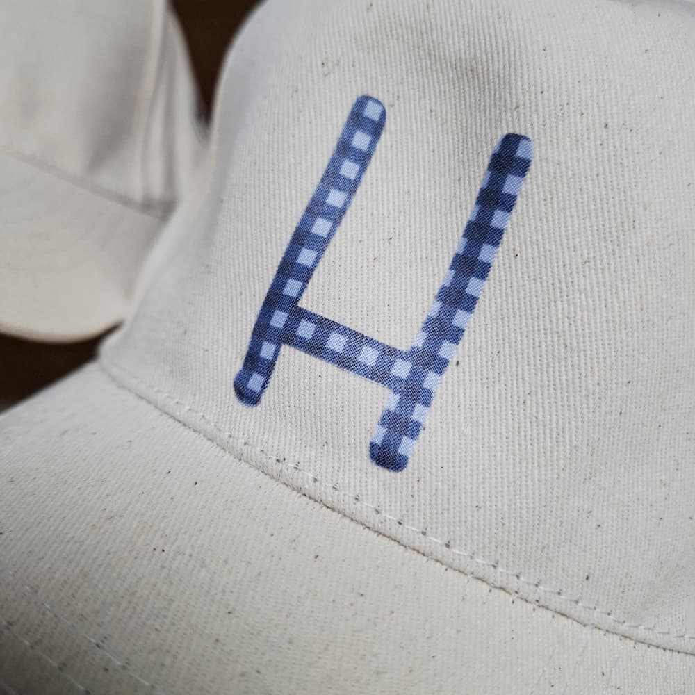 Gorra personalizada vichy algodón orgánico - Imagen 11