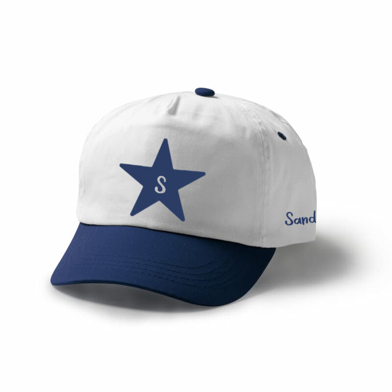 gorra personalizada estrella y nombre