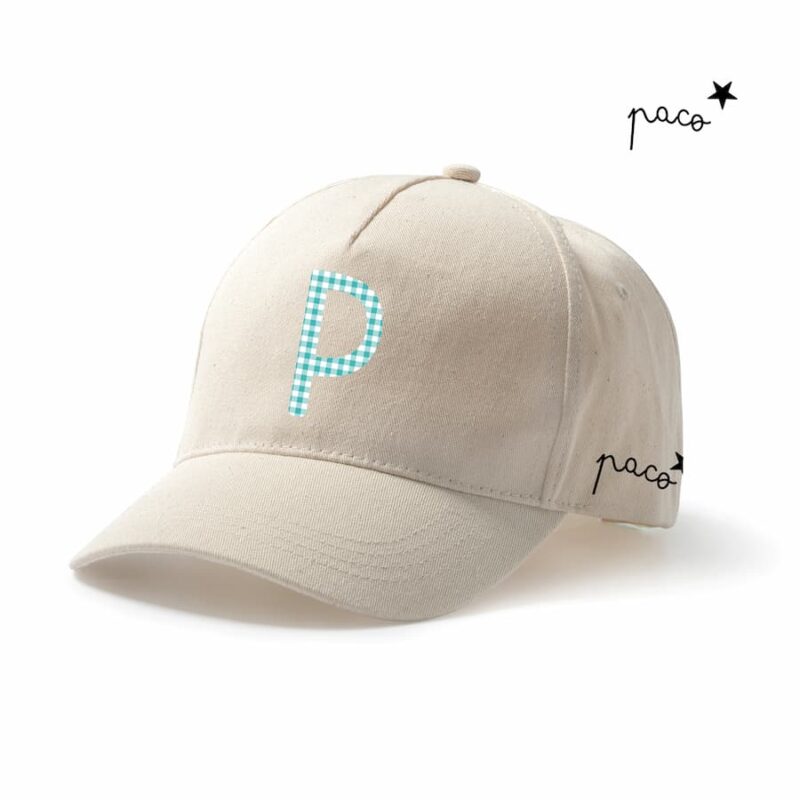 Gorra personalizada vichy algodón orgánico - Imagen 2