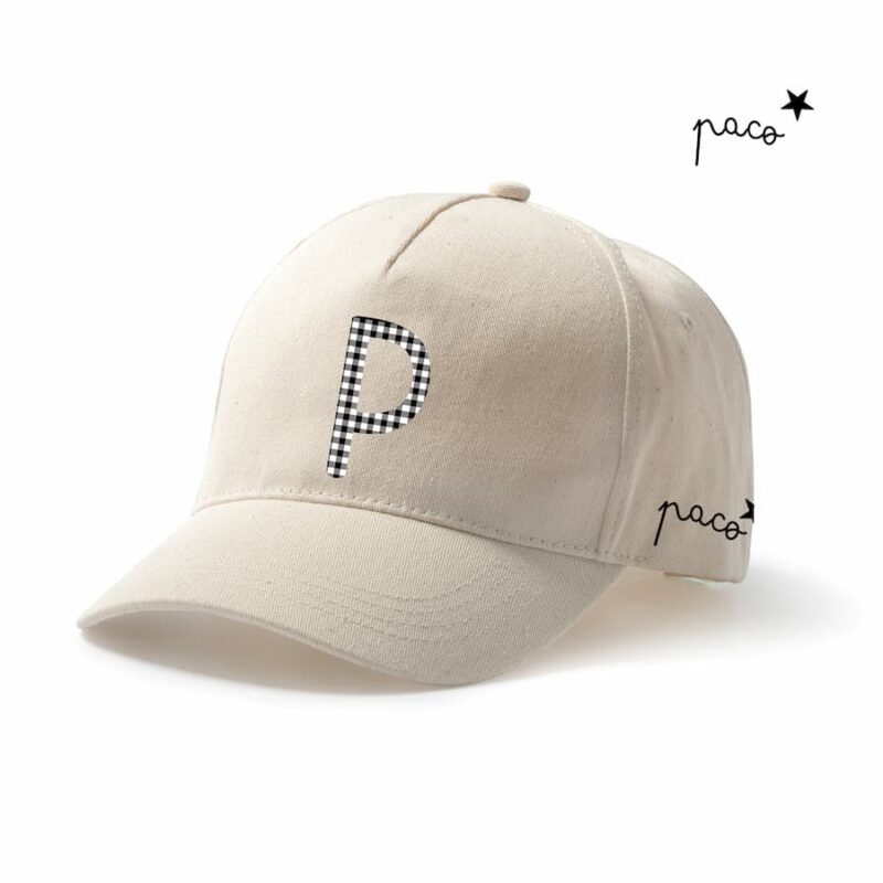 Gorra personalizada vichy algodón orgánico - Imagen 3