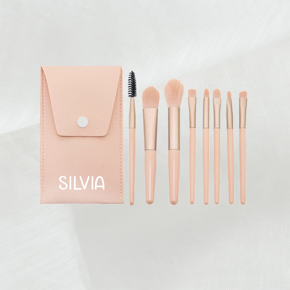 Brochas maquillaje rosas personalizado - Imagen 5