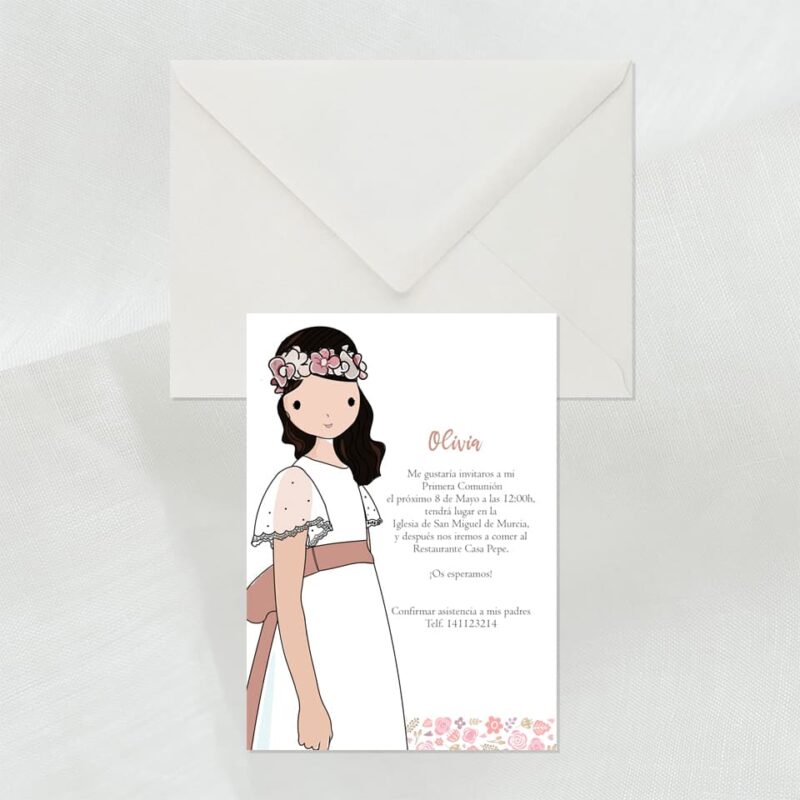 invitación de comunion