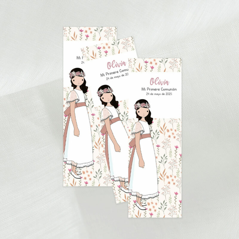 Marcapáginas comunión personalizado