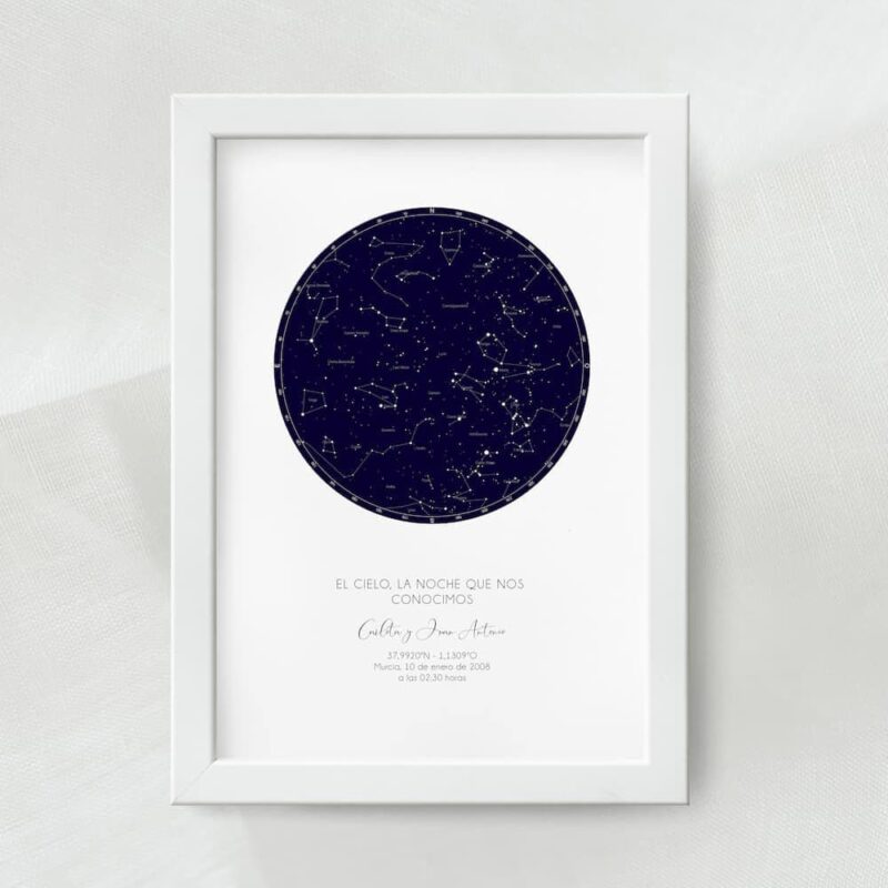 lamina mapa estelar personalizado