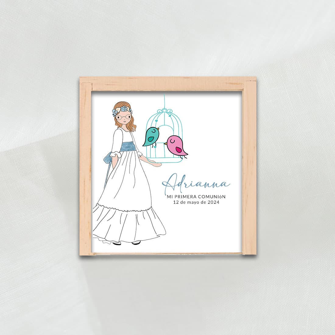 3 en raya personalizado para comunión