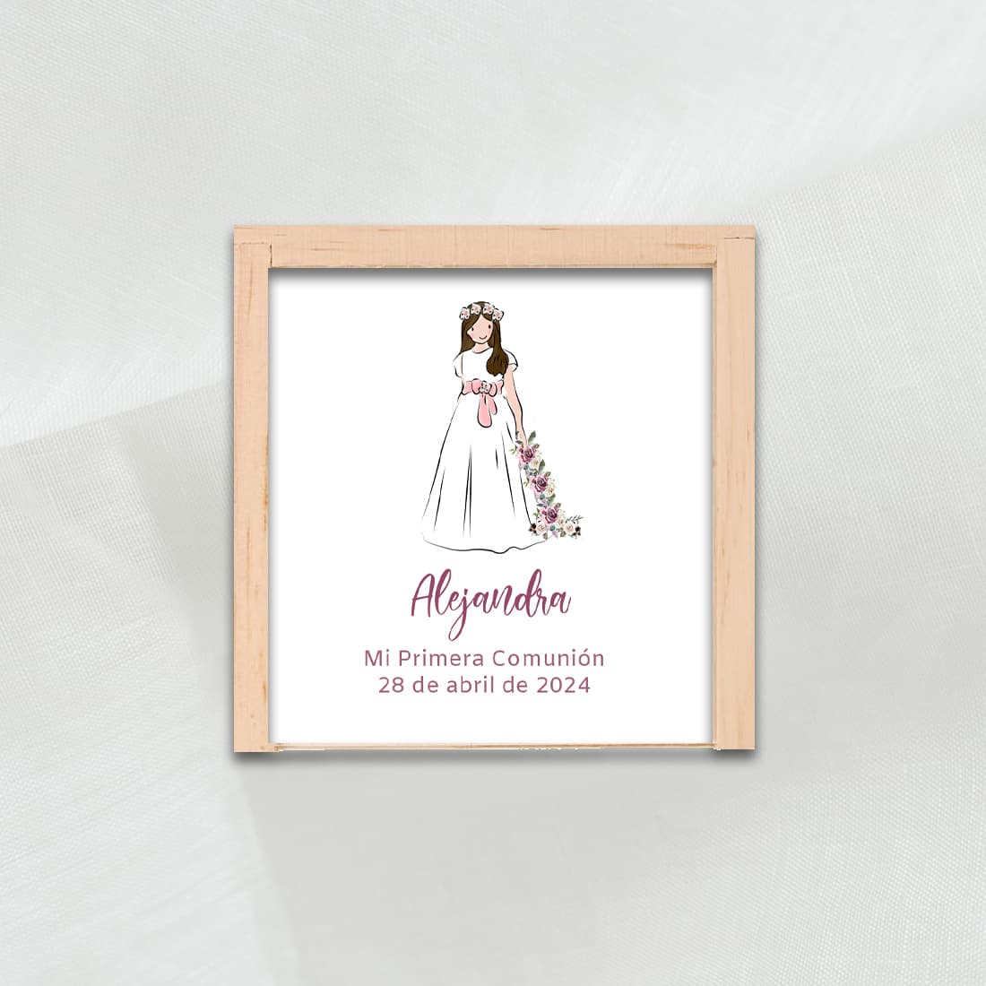 3 en raya comunión niña