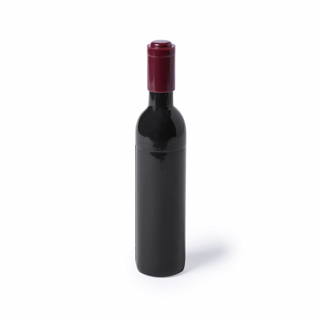 sacacorchos en forma de botella de vino