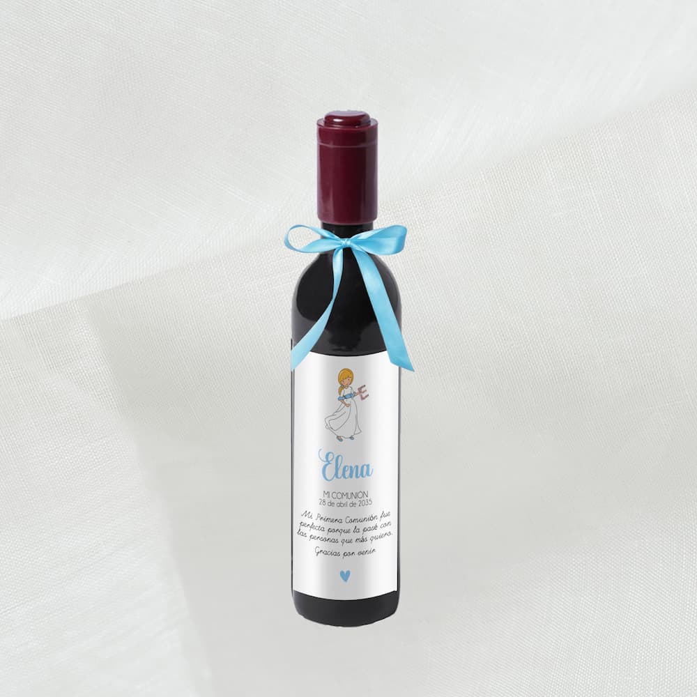 Abridor personalizado botella niña de comunión - Imagen 2