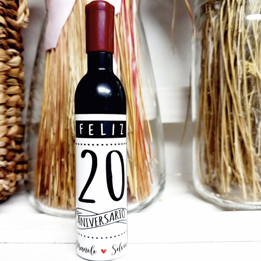 abridor botella de vino personalizado