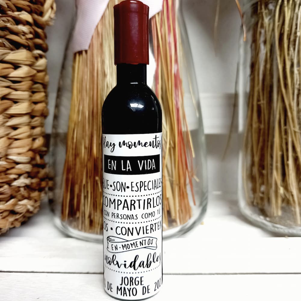 abridor botella de vino personalizado