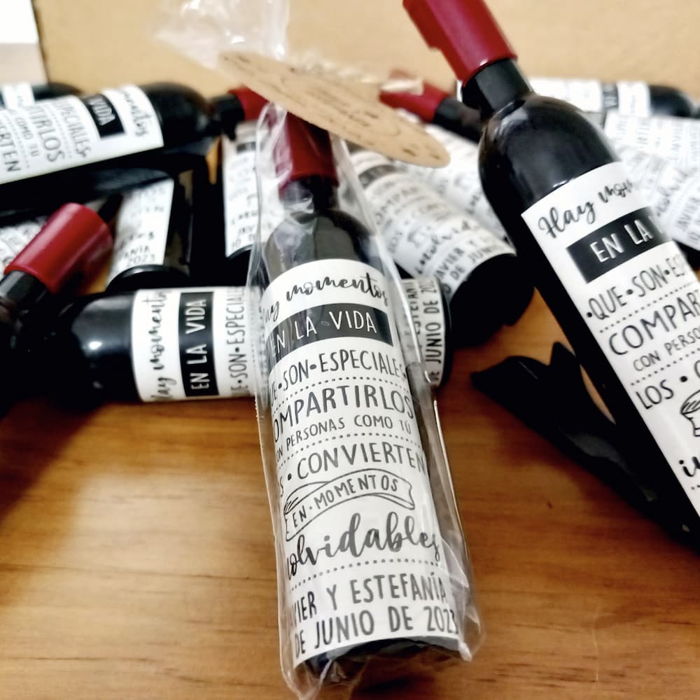 abridor botella de vino personalizado
