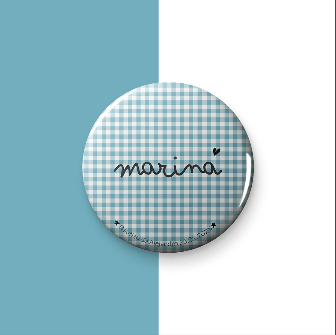 chapas personalizadas con nombre
