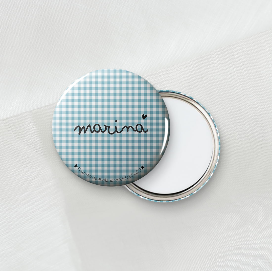 chapas personalizadas con nombre