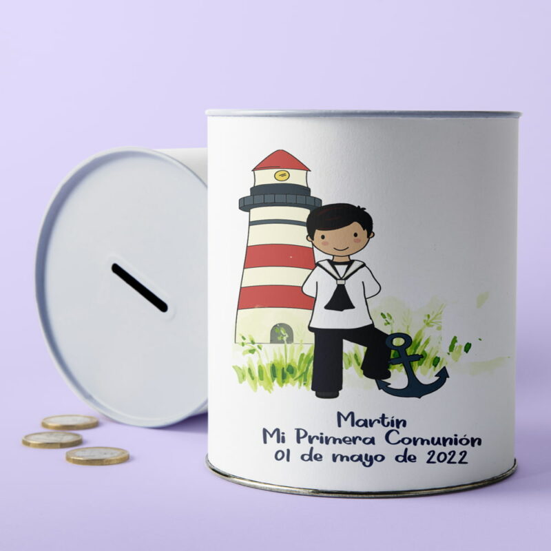 Hucha personalizada comunión
