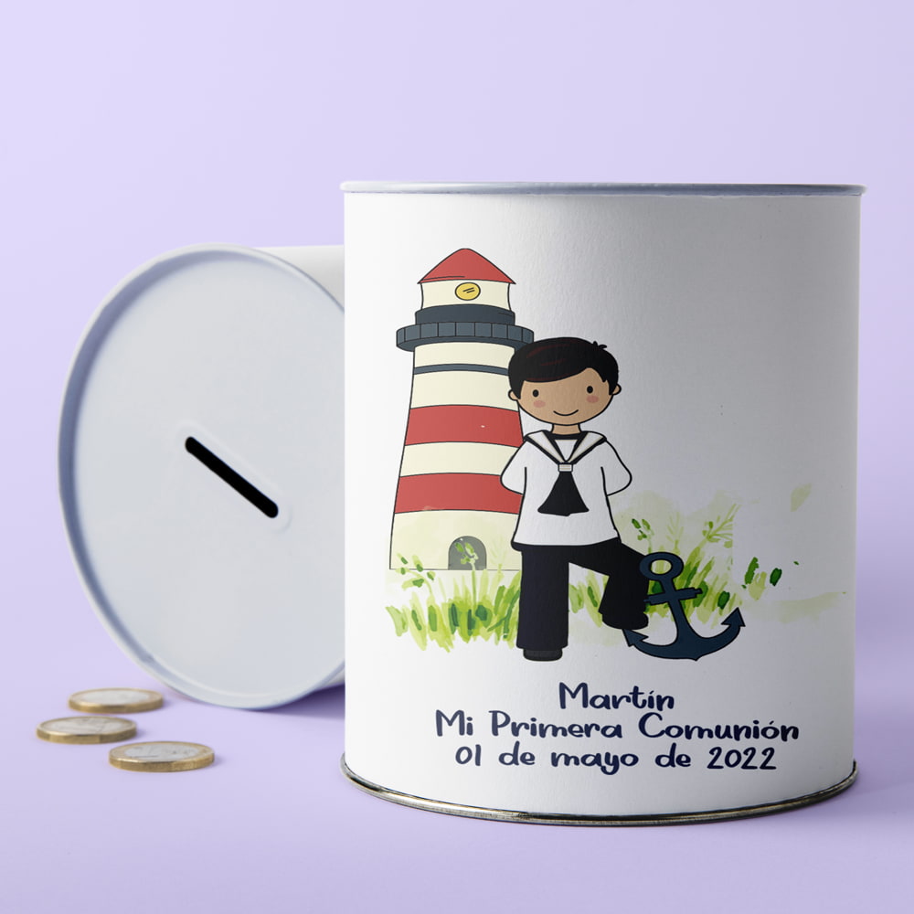 Hucha personalizada comunión