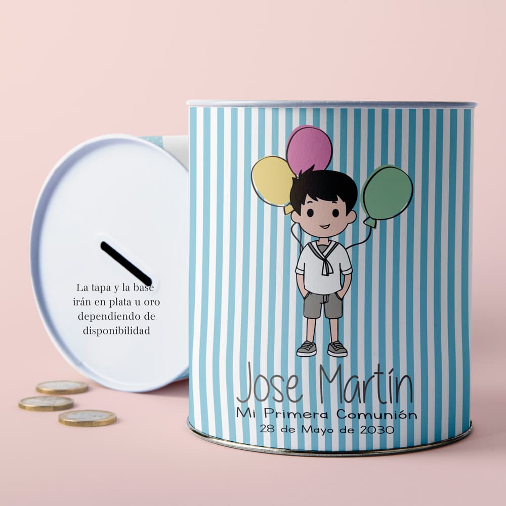 Hucha personalizada con niño - Imagen 3