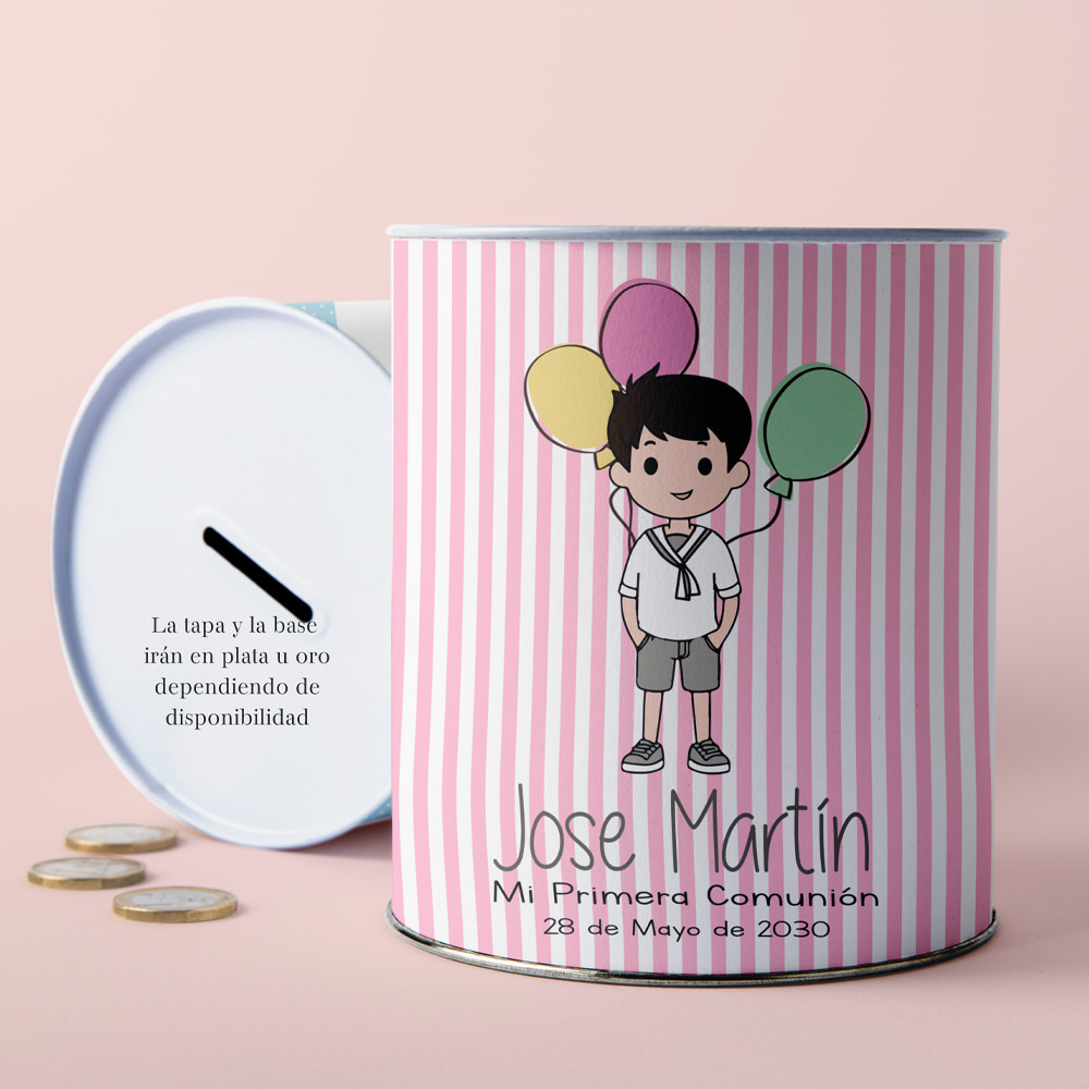 Hucha personalizada con niño - Imagen 7