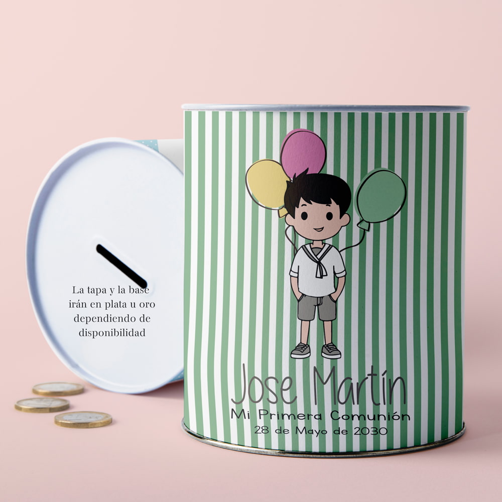 Hucha personalizada con niño - Imagen 6